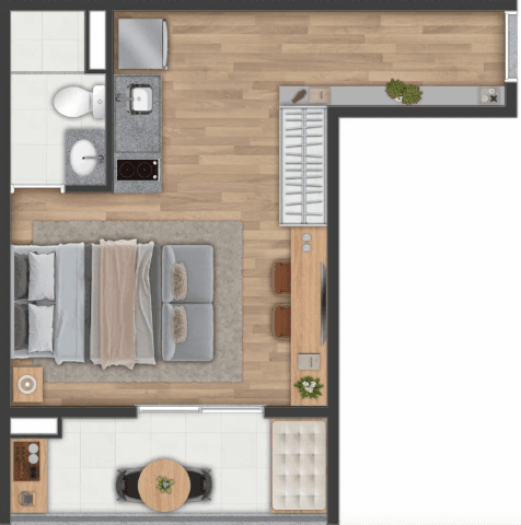 Planta 3 — Hello Higienópolis
