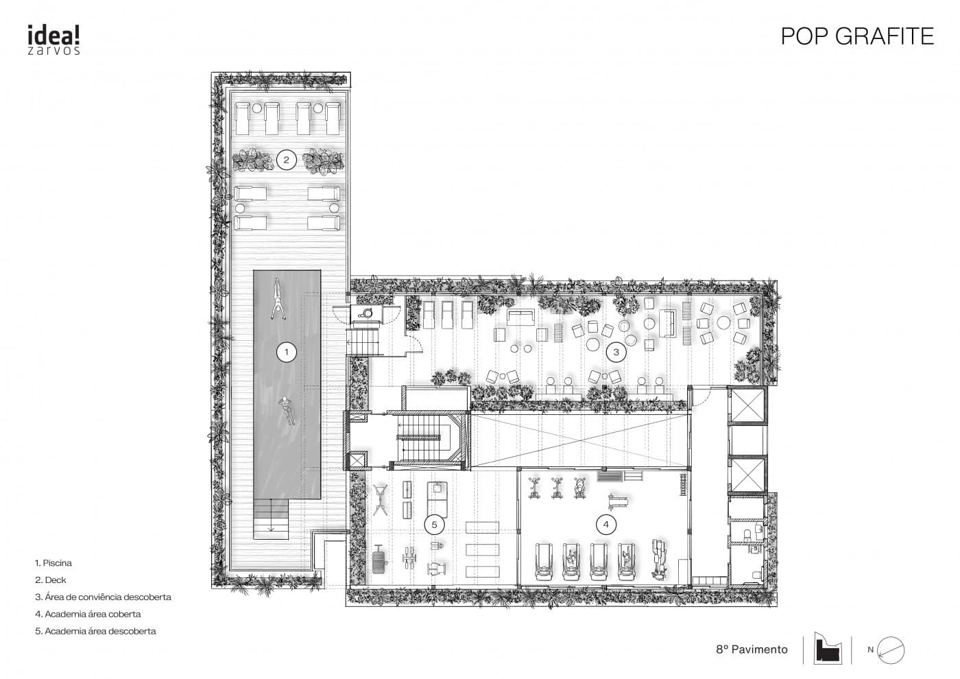 Planta 6 — Pop Grafite - Residencial