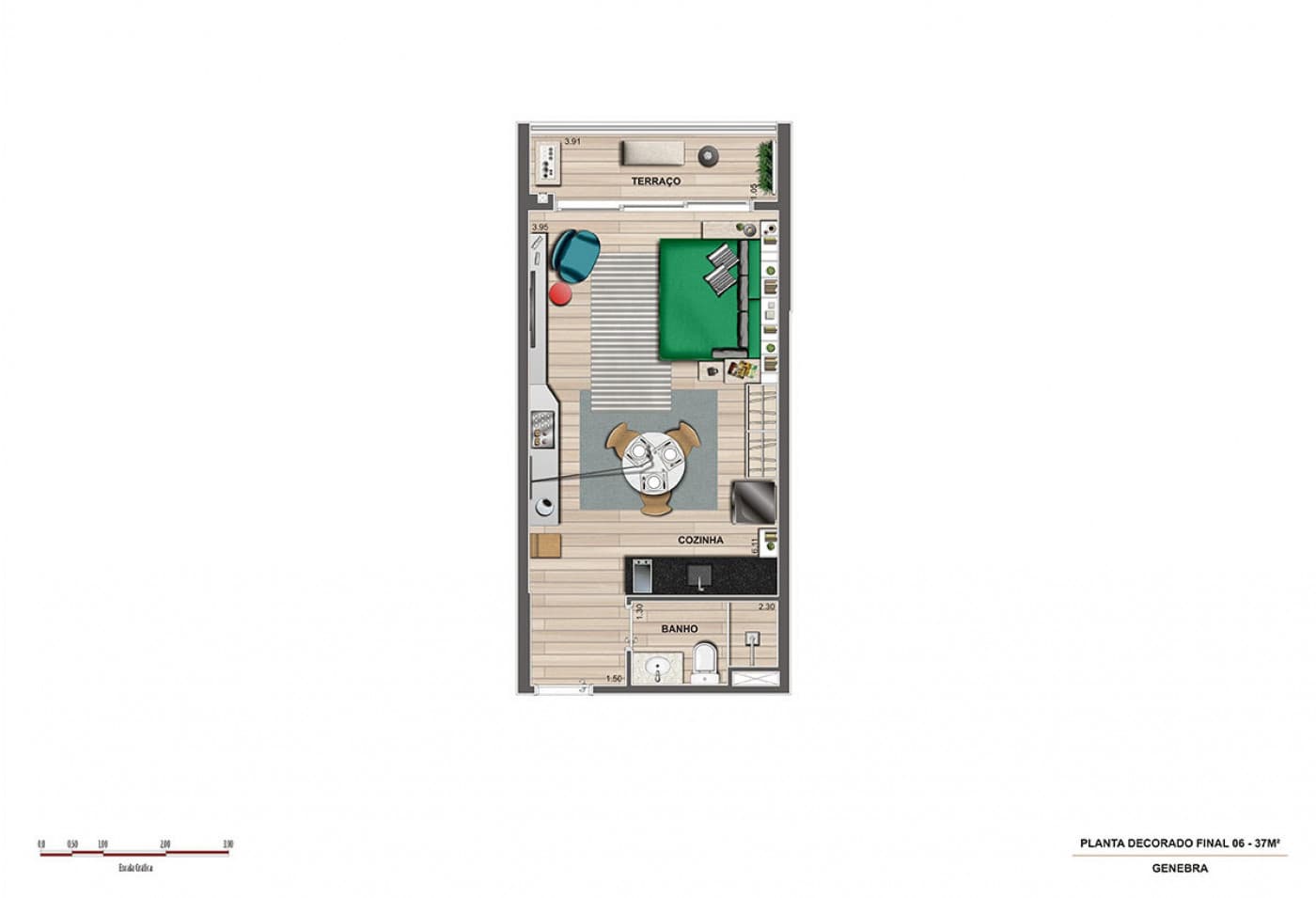 Planta 3 — Setin Downtown Genebra