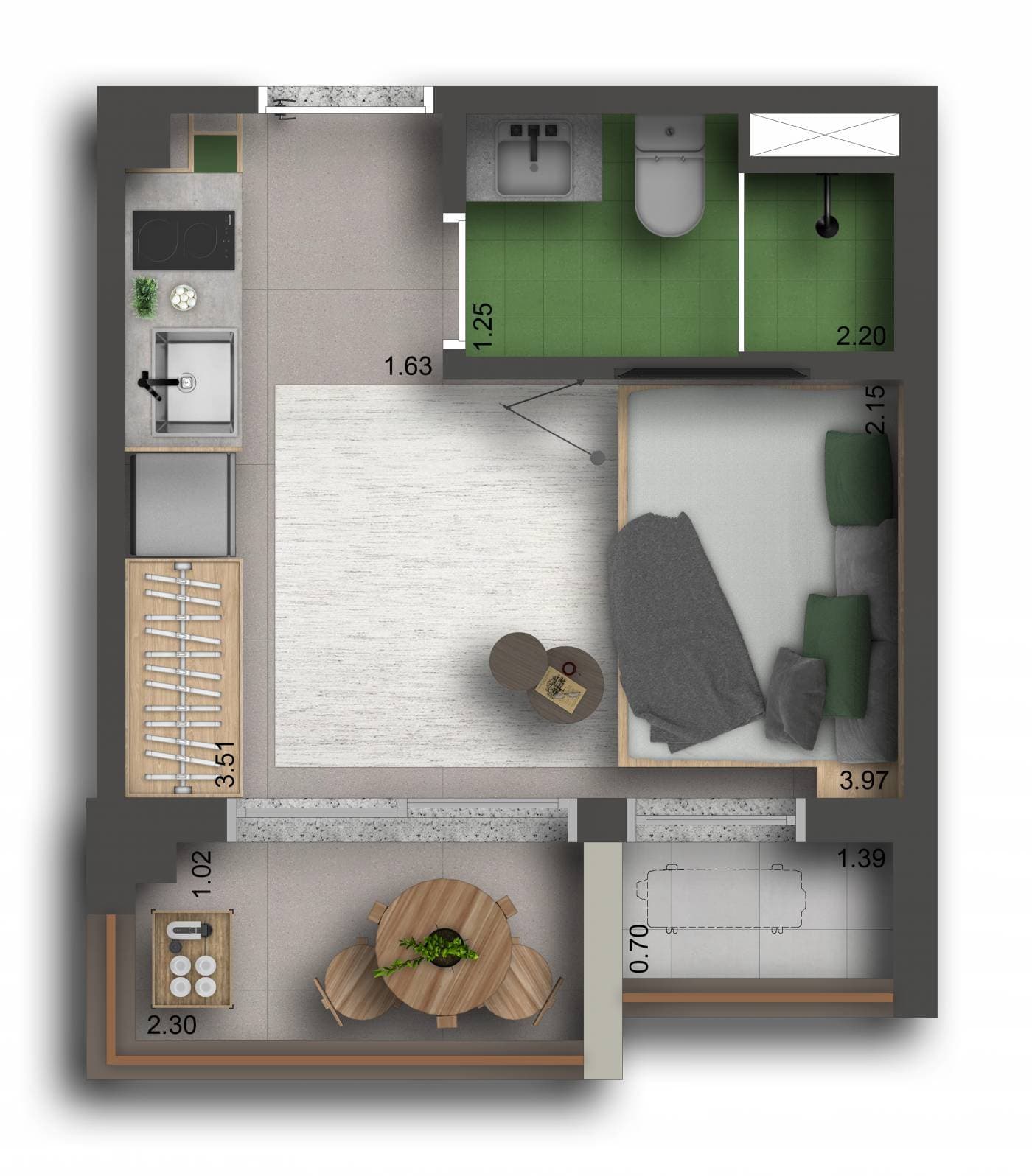 Planta 4 — Pamplona Studios - Residencial