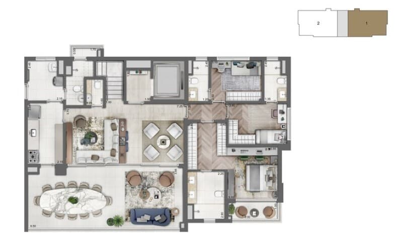 Planta 6 — Cyrela Legacy Campo Belo