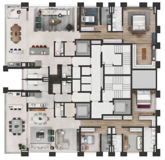 Planta 3 — Praça Lindenberg Clodomiro