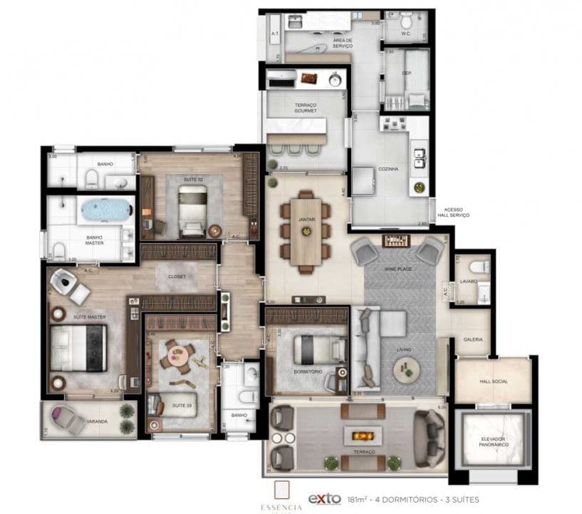 Planta 2 — Essência da Vila