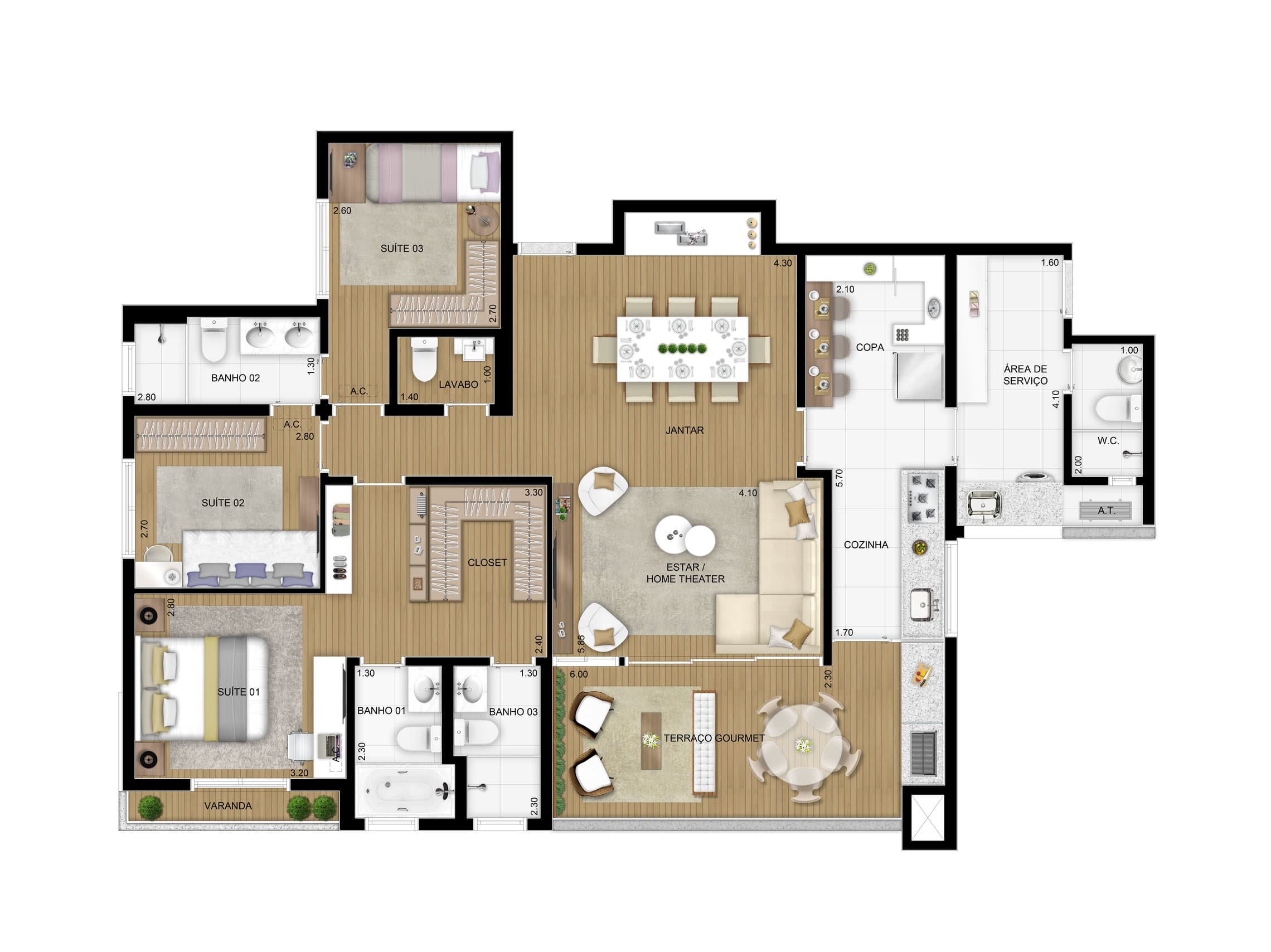 Planta 3 — Provenance Morumbi