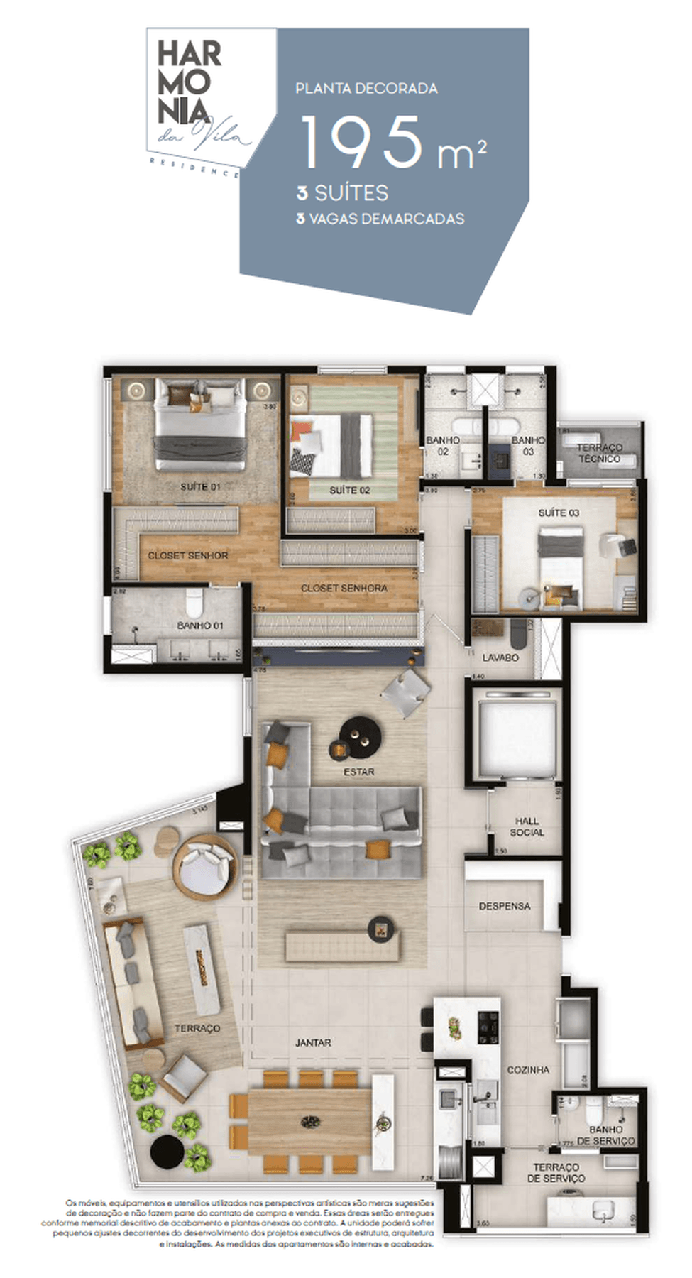 Planta 2 — Harmonia da Vila - Residencial