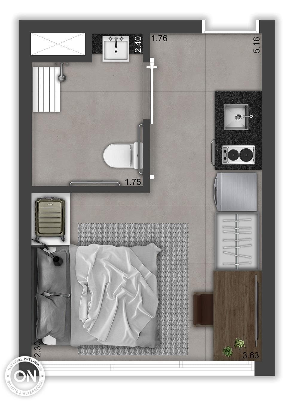 Planta 3 — ON Augusta - Residencial