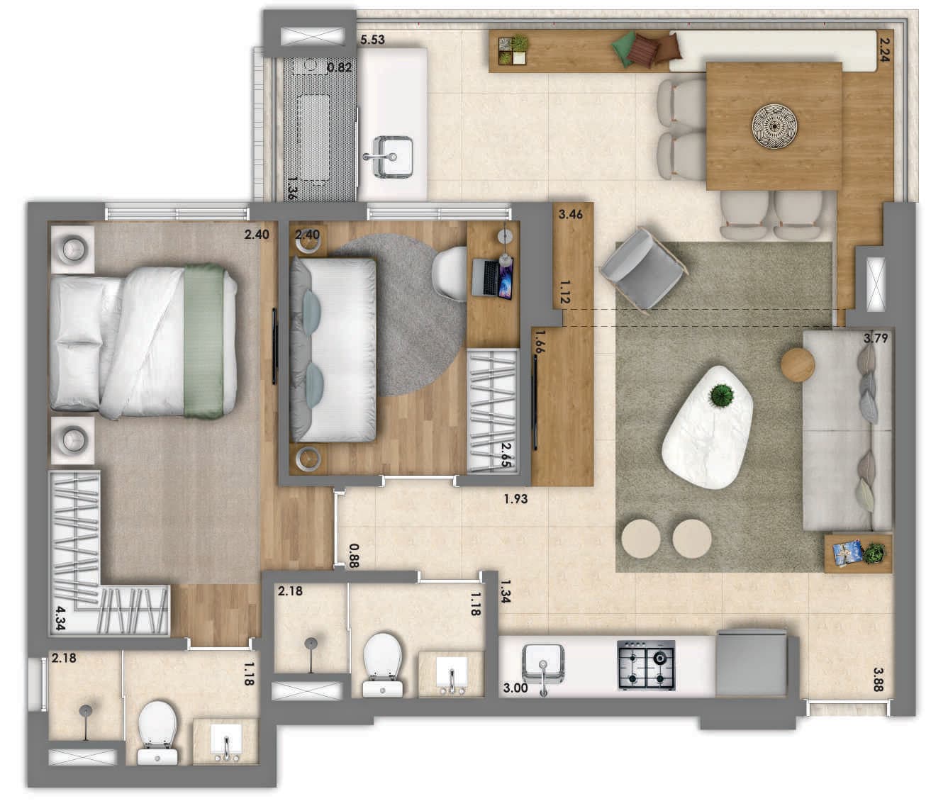 Planta 4 — Essence Vila Mariana