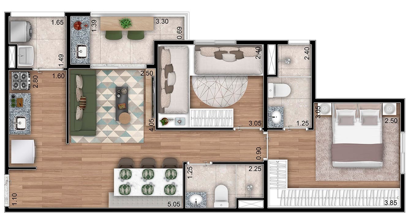 Planta 4 — Vert MBigucci
