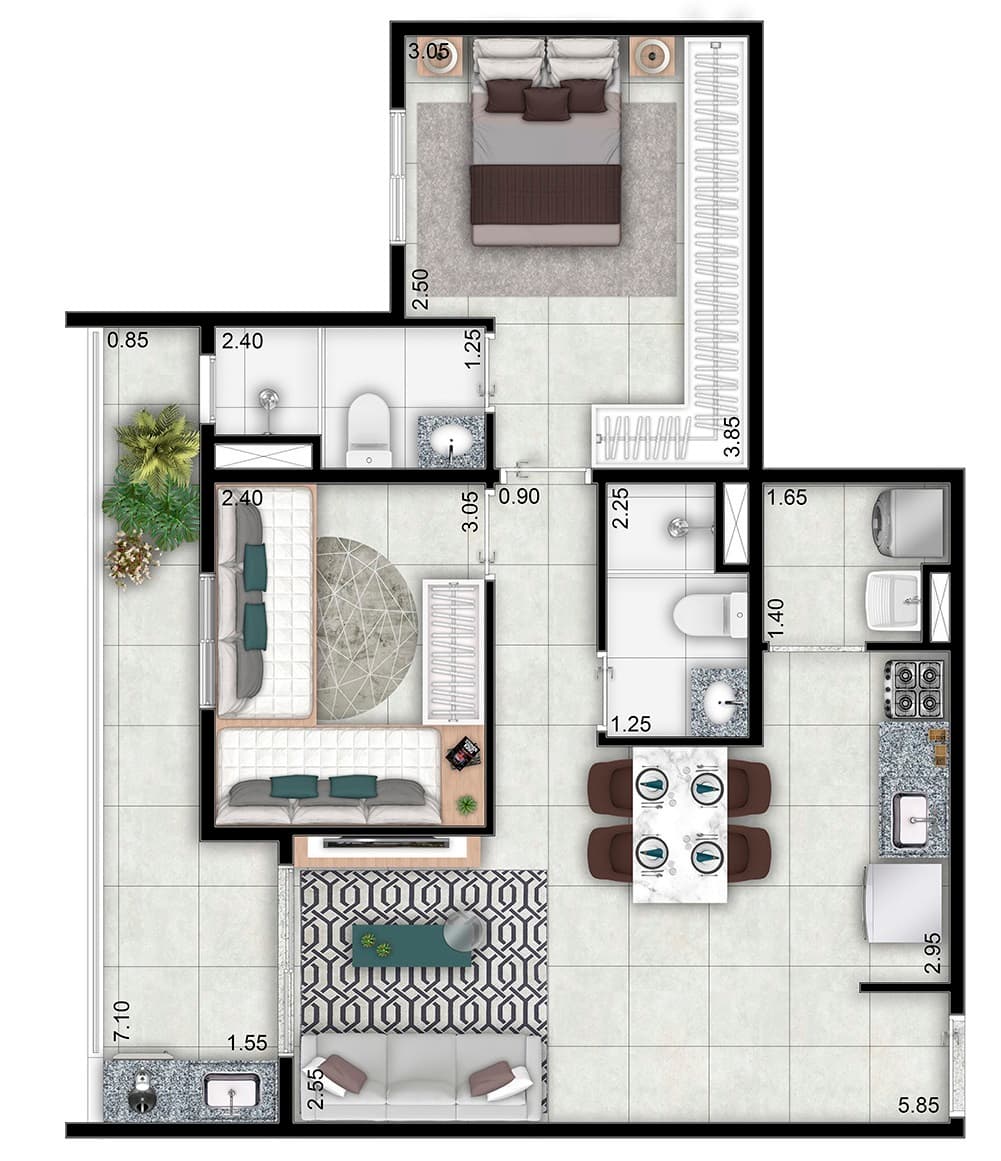 Planta 5 — Vert MBigucci