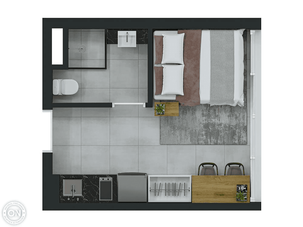 Planta 3 — ON Brooklin - Residencial
