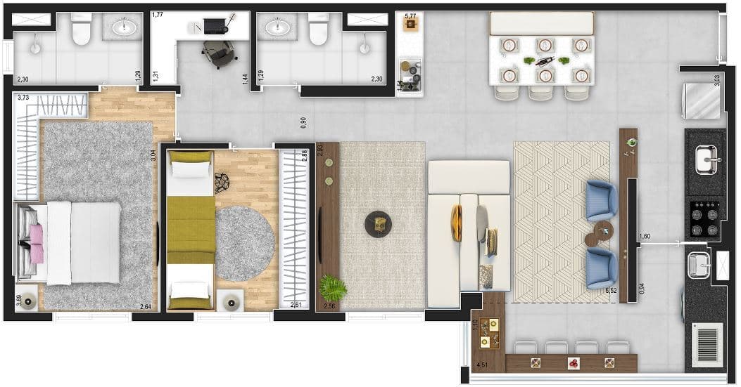 Planta 2 — AR Planalto