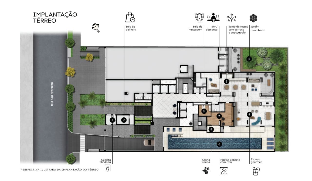 Planta 3 — HUB Alto da Boa Vista - Residencial