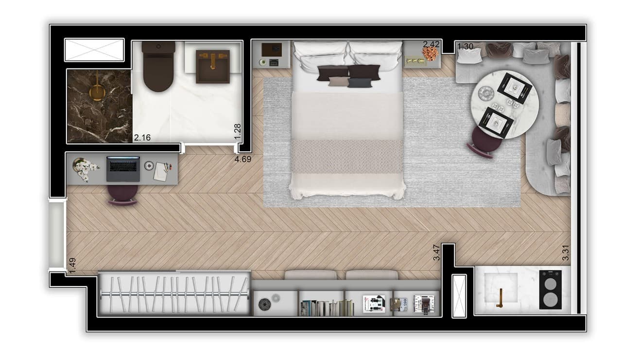Planta 5 — HUB Alto da Boa Vista - Residencial