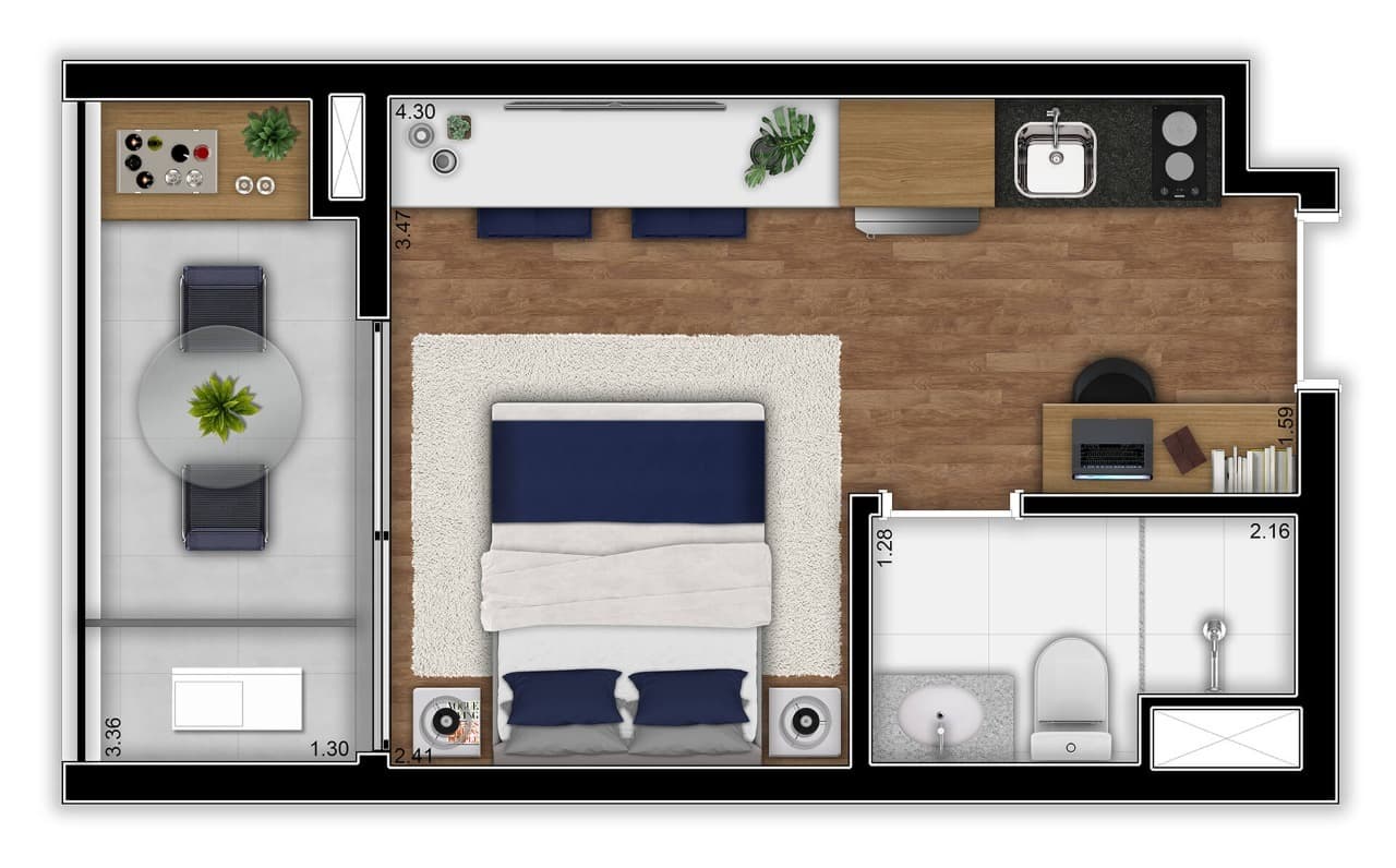 Planta 6 — HUB Alto da Boa Vista - Residencial