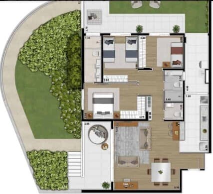 Planta 6 — Vista Bárbara