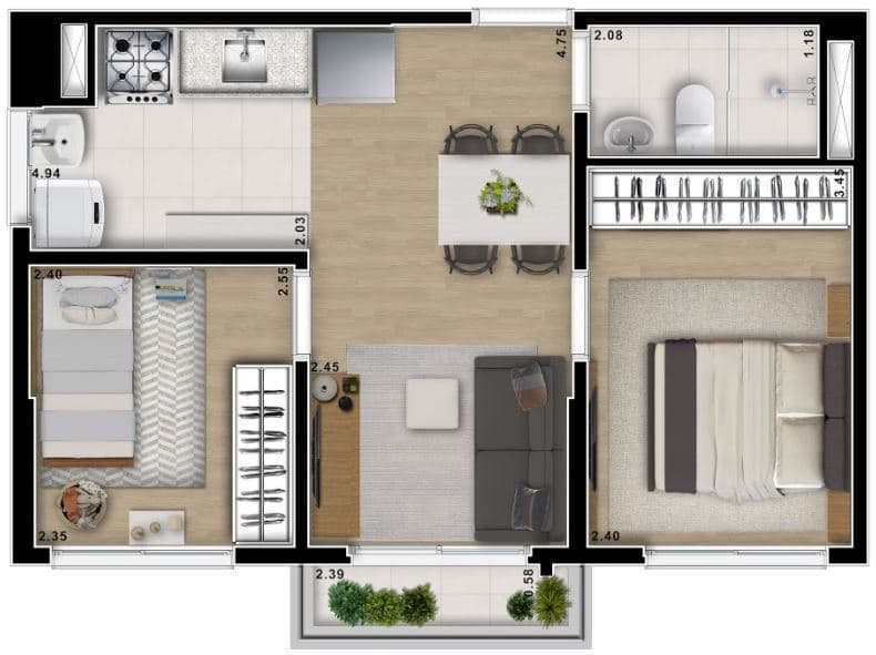 Planta 2 — Viva Smart Freguesia