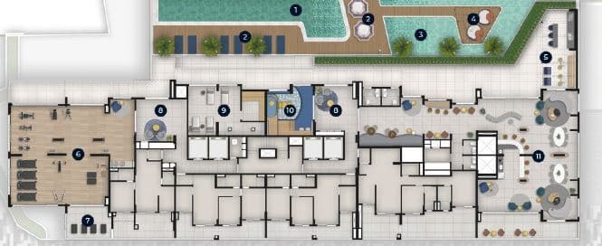 Planta 1 — N.A.U. Vila Mariana - Residencial