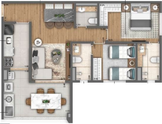 Planta 6 — N.A.U. Vila Mariana - Residencial