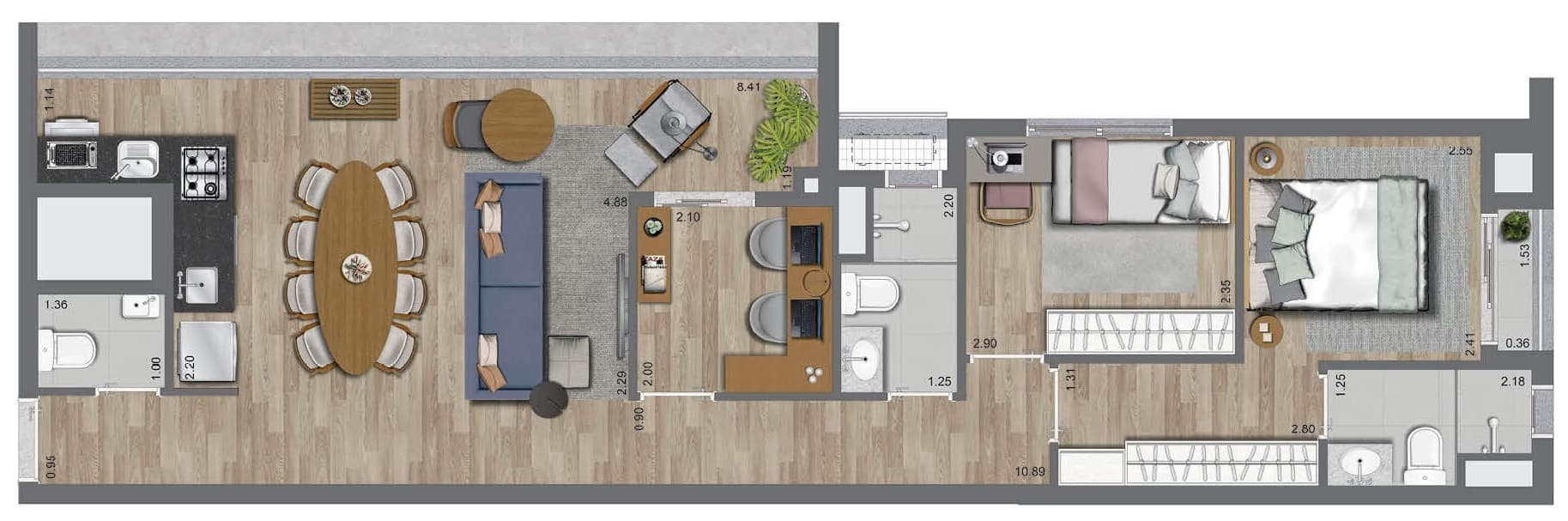 Planta 4 — La Casa Pássaros e Flores - Residencial