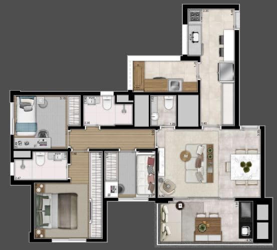 Planta 4 — Lure Perdizes