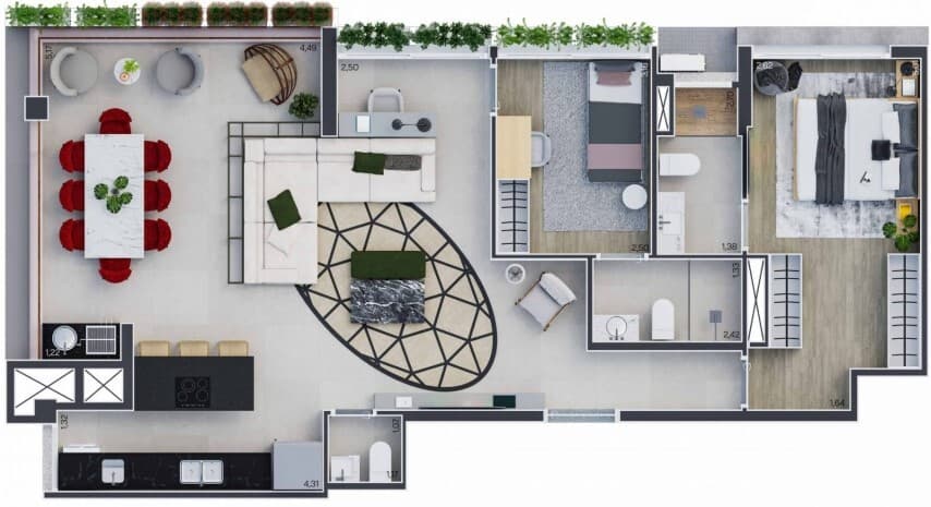 Planta 5 — Terrae Vila Madalena - Residencial