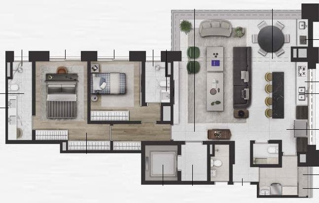Planta 2 — Praça Lindenberg Macurapé