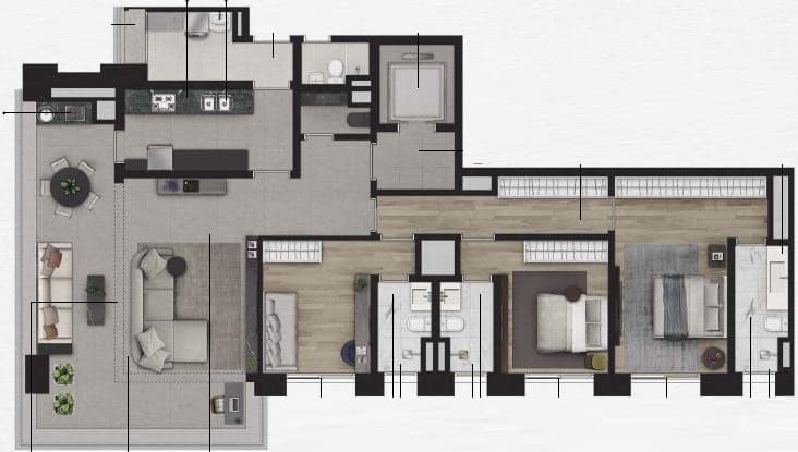 Planta 6 — Praça Lindenberg Macurapé