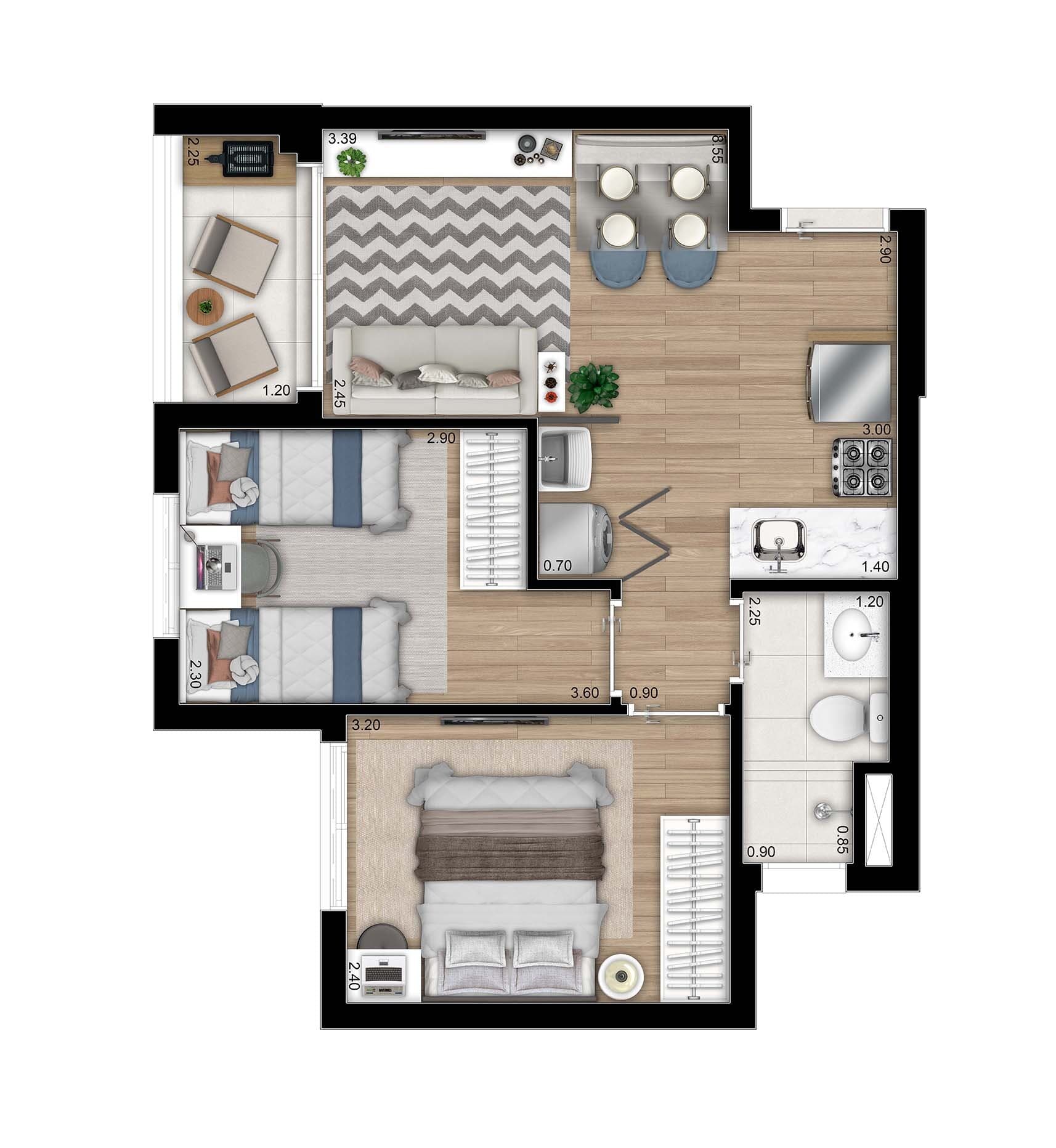 Planta 2 — DOT Vila das Belezas