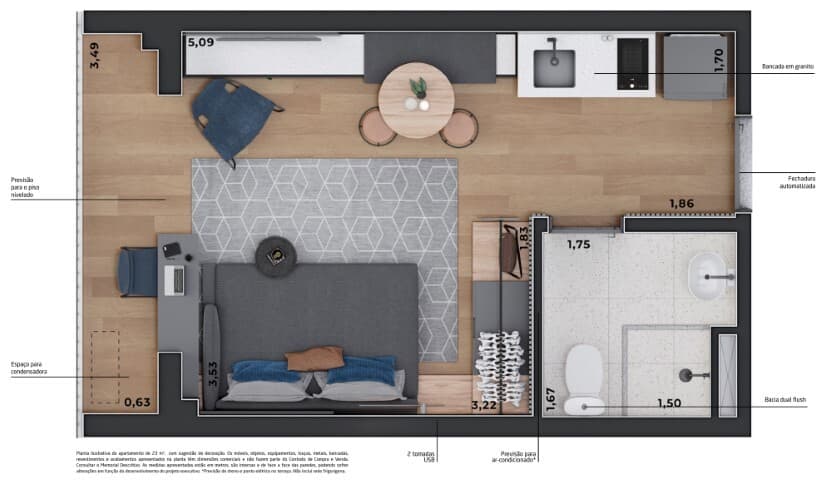 Planta 5 — THINK Home Alameda Barros - Residencial