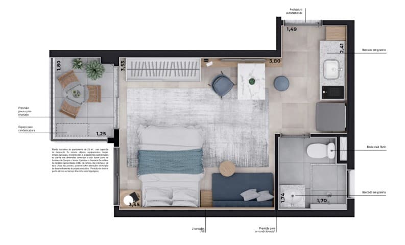 Planta 6 — THINK Home Alameda Barros - Residencial