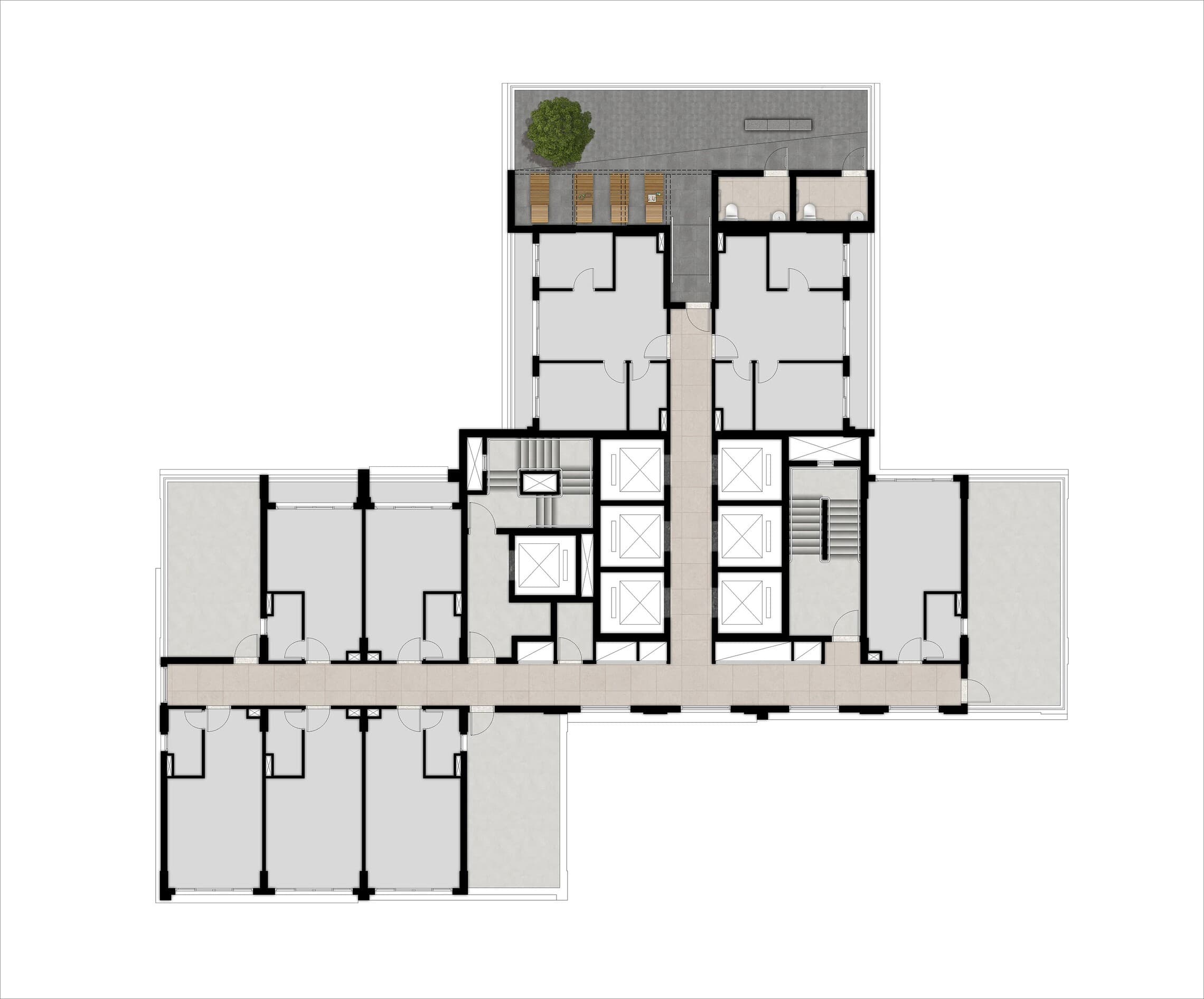 Planta 5 — Torre Bela Vista - Residencial