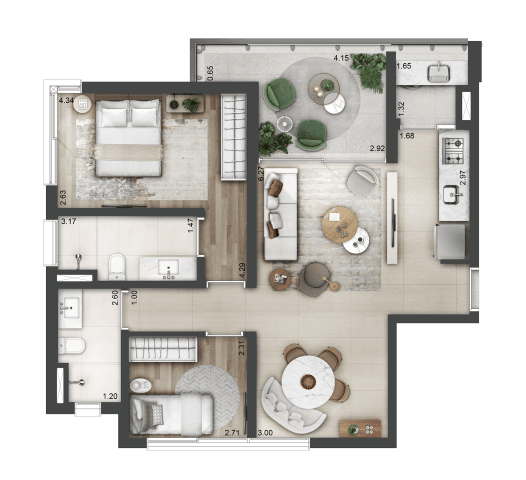 Planta 2 — Blues Perdizes