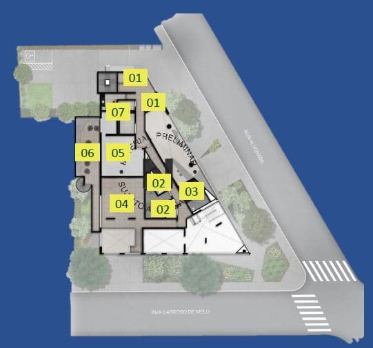 Planta 3 — ON Cardoso de Melo - Residencial