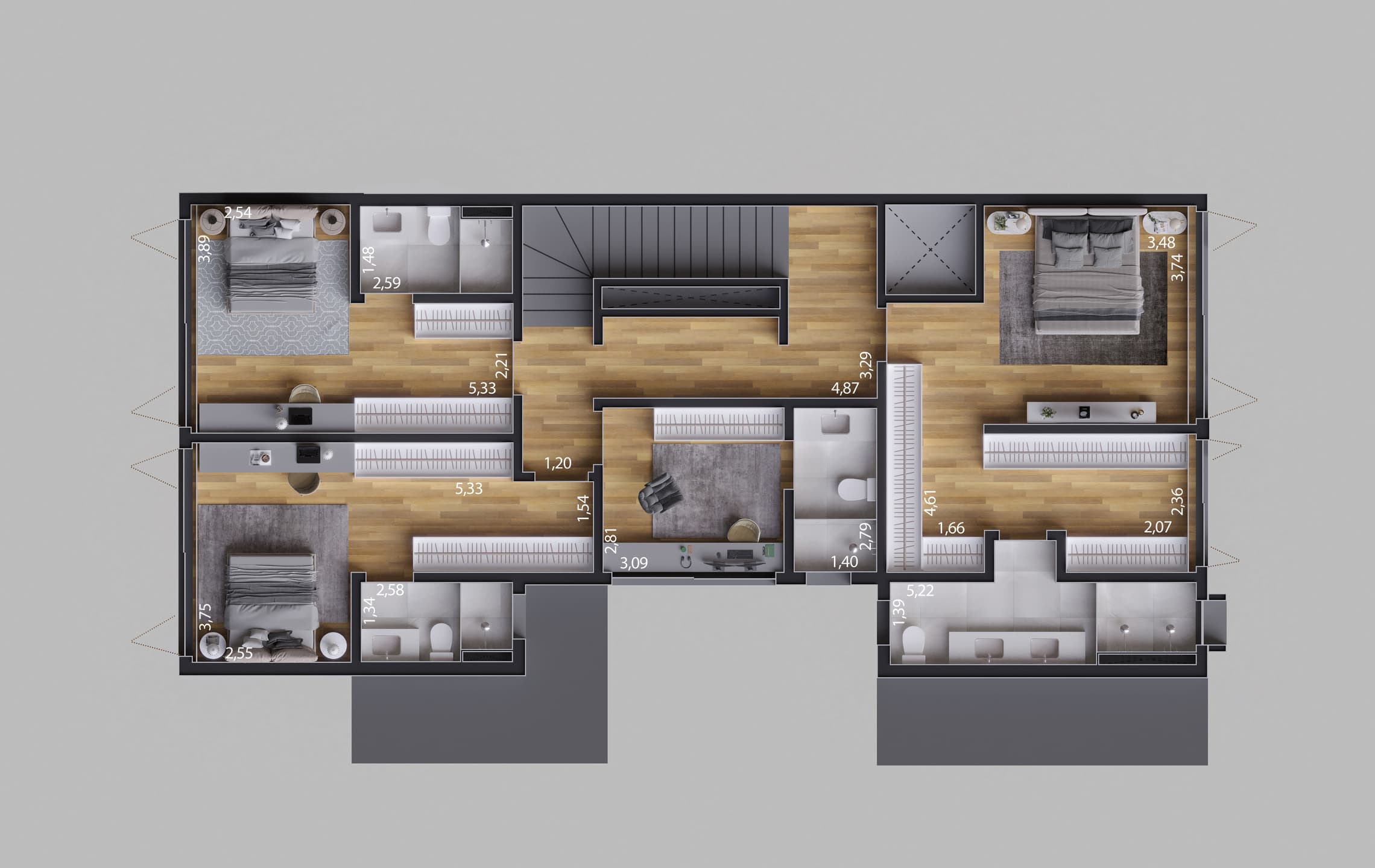 Planta 5 — Casa Jardim Itaverá