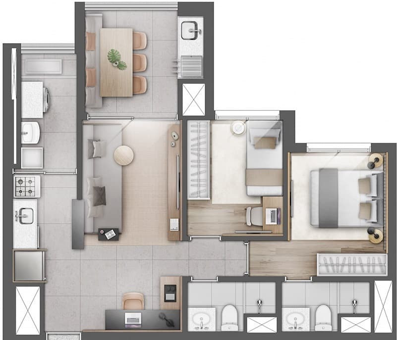 Planta 5 — Alta Romana by REM
