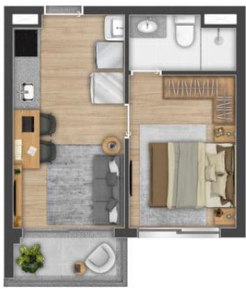 Planta 6 — Zip Brooklin - NR