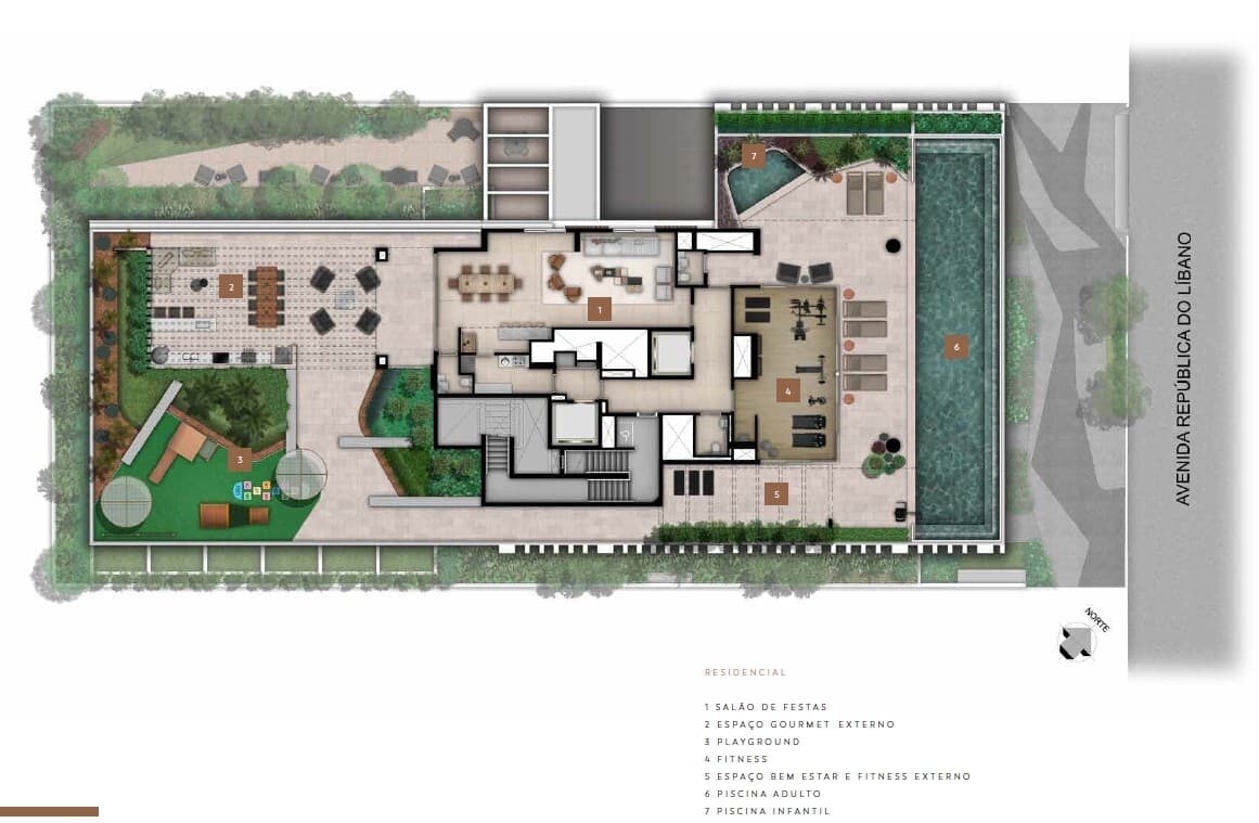 Planta 1 — Mirage Ibirapuera - Residencial