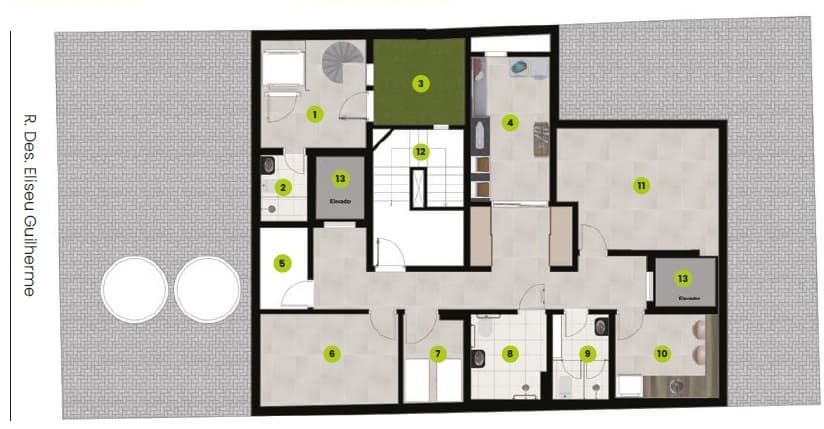 Planta 2 — Step Up Paraíso - Residencial