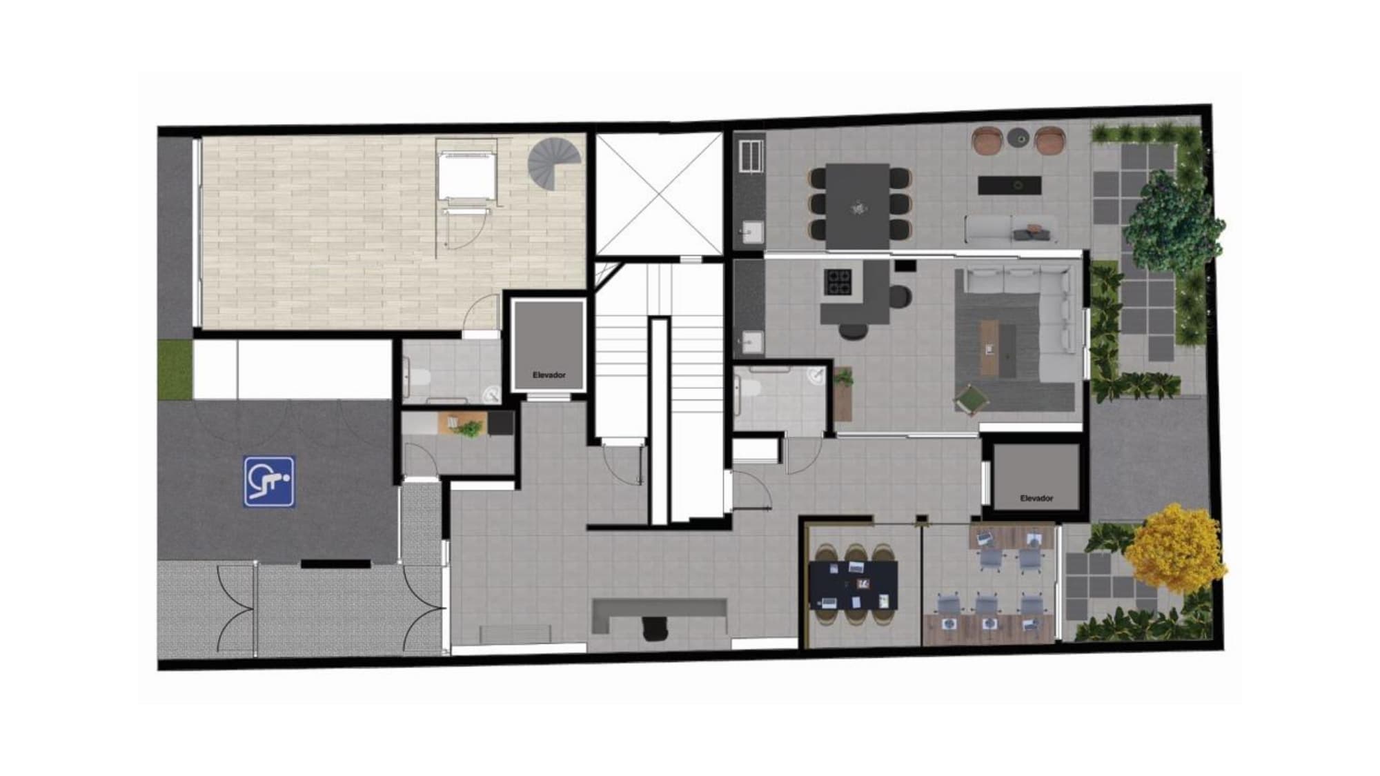 Planta 1 — Step Up Paraíso - Residencial