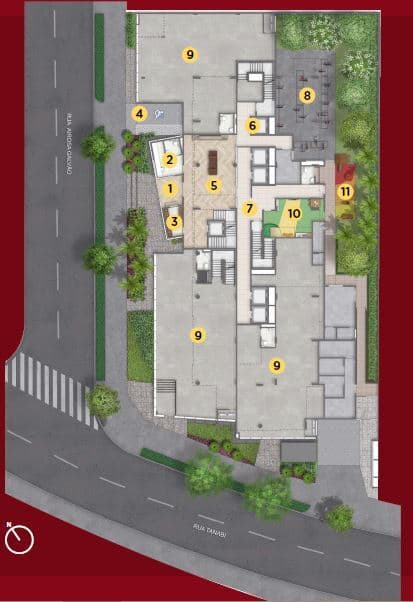Planta 1 — Today Perdizes - Residencial