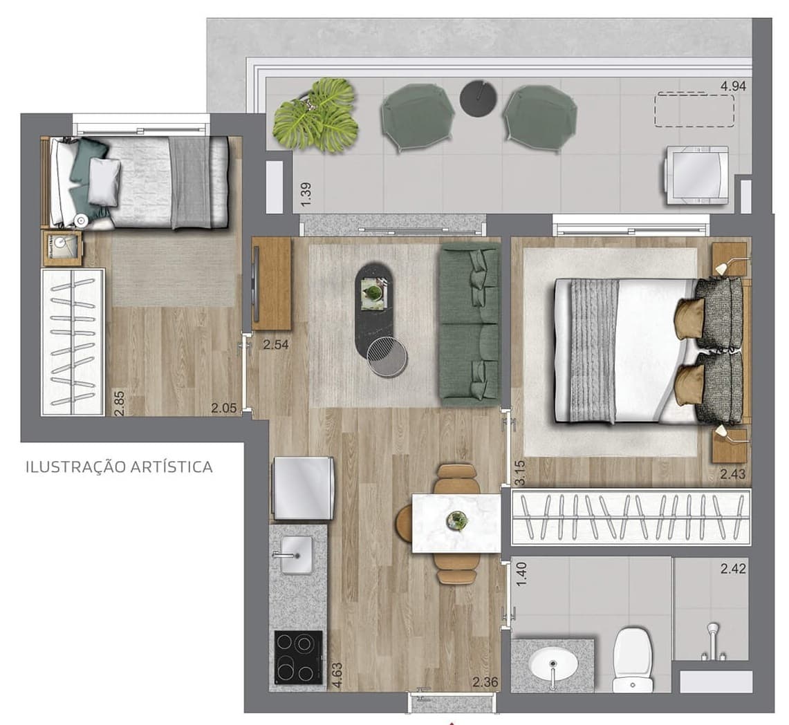 Planta 6 — La Vida Estilo Barroco - Residencial