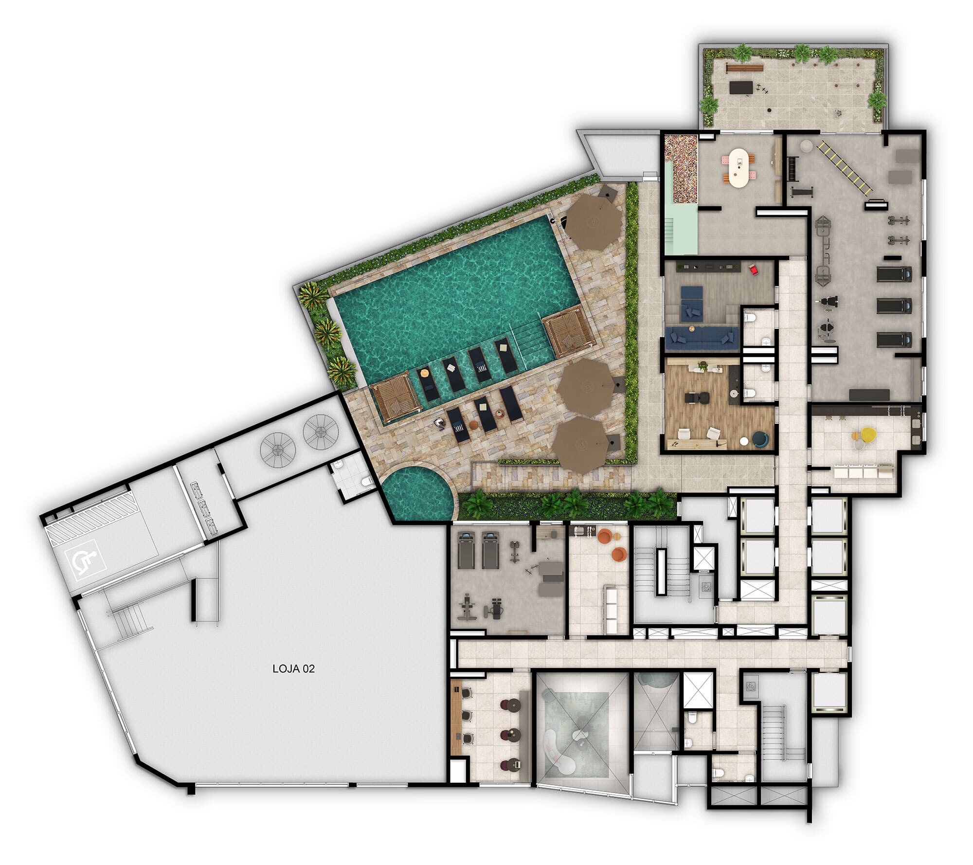 Planta 1 — Viva Benx Star Conceição - NR