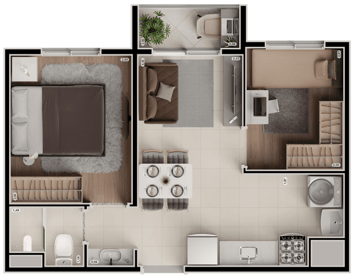 Planta 3 — Start Butantã