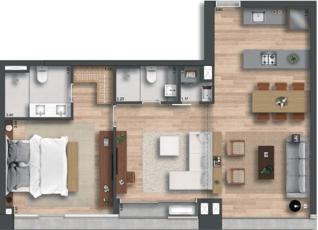 Planta 3 — 155 Jerônimo - Residencial