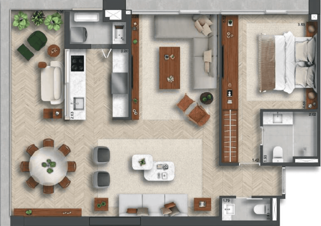 Planta 6 — 155 Jerônimo - Residencial