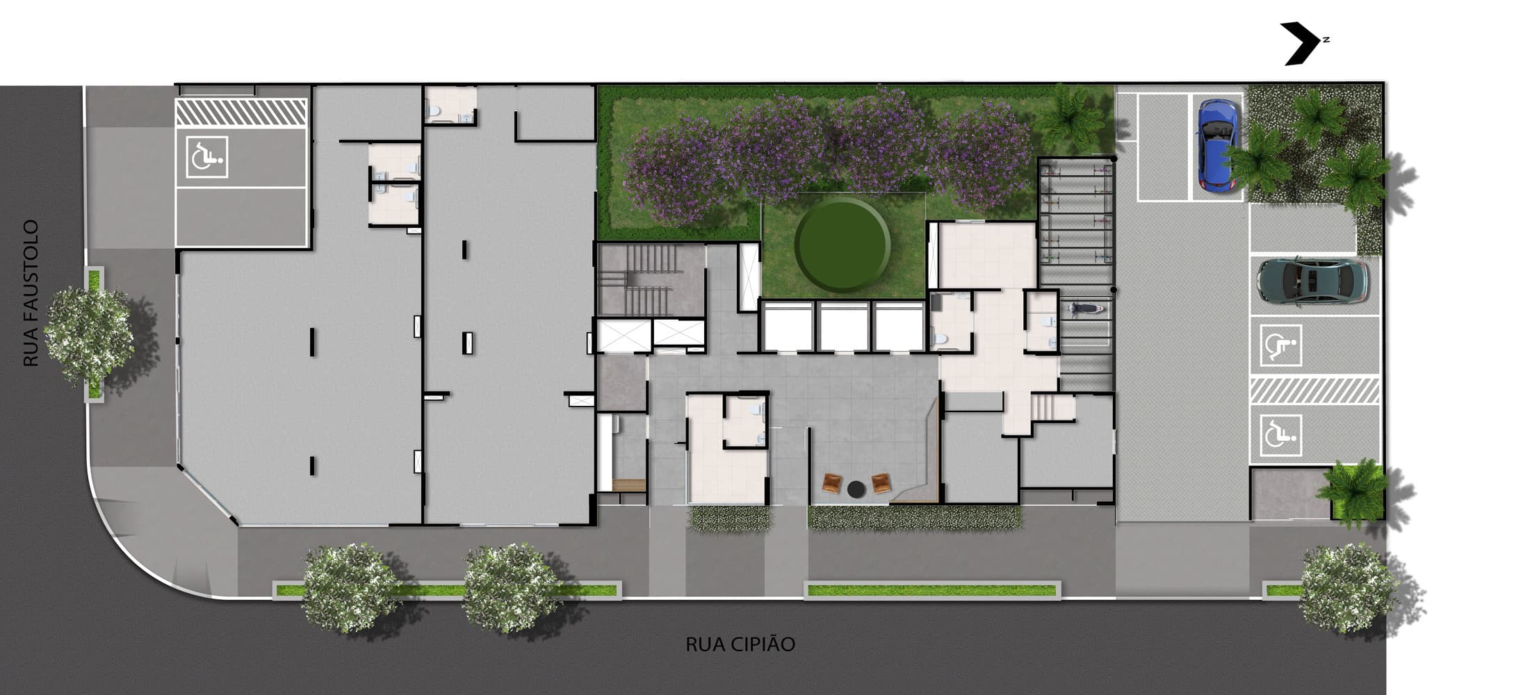Planta 1 — Welconx Vila Romana - Residencial