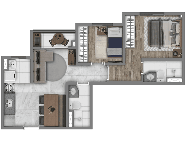 Planta 6 — Vivaz Prime Vila Nova Cachoeirinha - Fase 1
