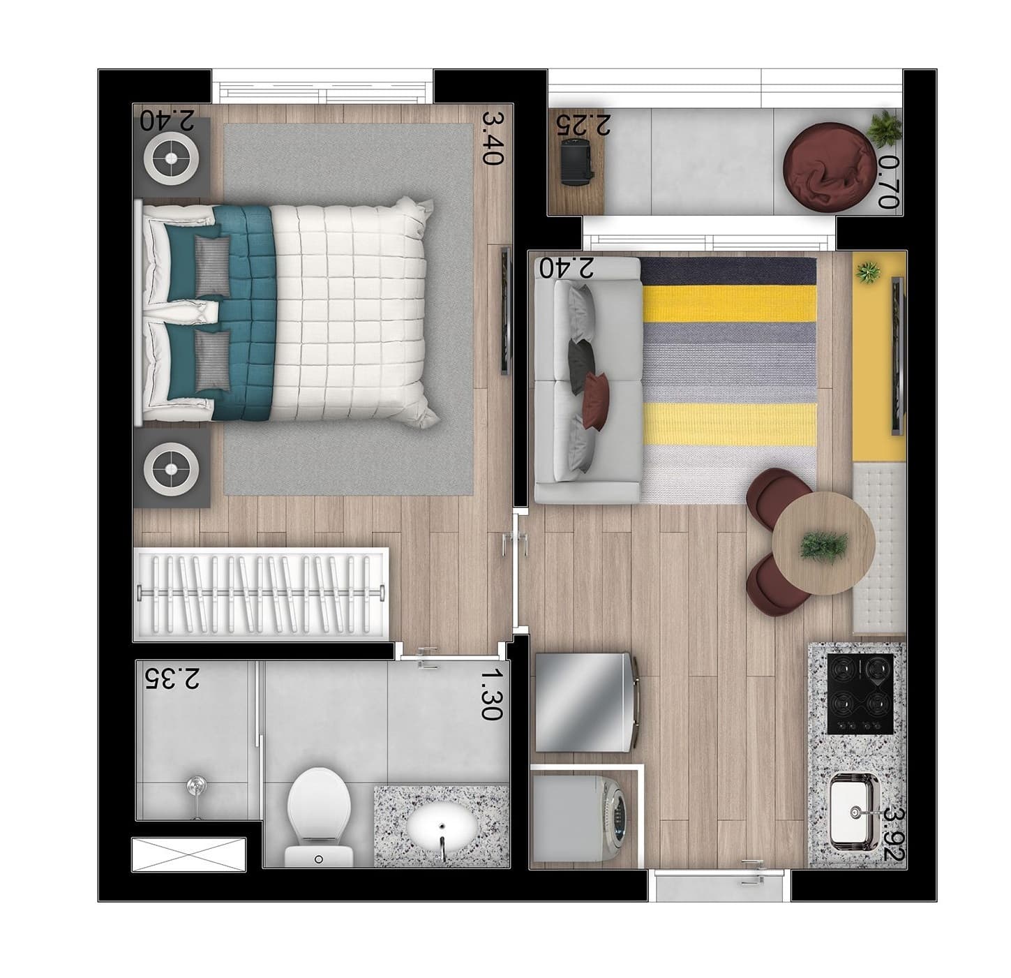Planta 2 — Choice Roof Park Morumbi