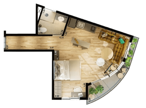 Planta 6 — Nurban Vila Mariana - Residencial