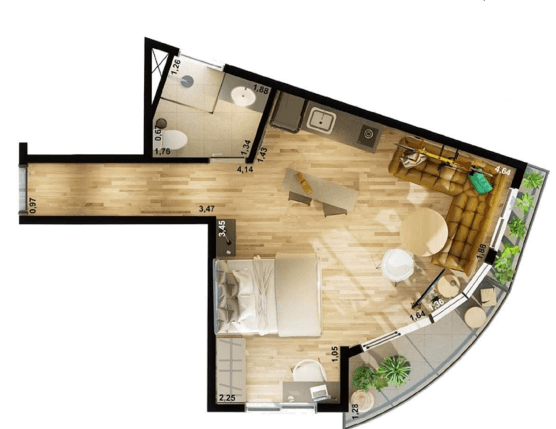Planta 3 — Nurban Vila Mariana - NR